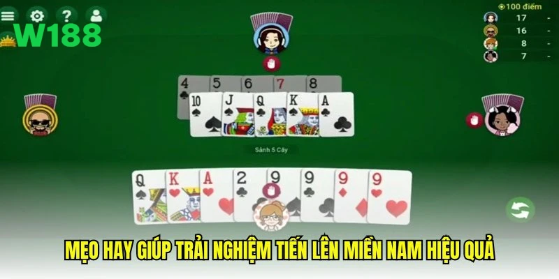 Tiến Lên Miền Nam – Mẹo chơi từ cao thủ tại W188.